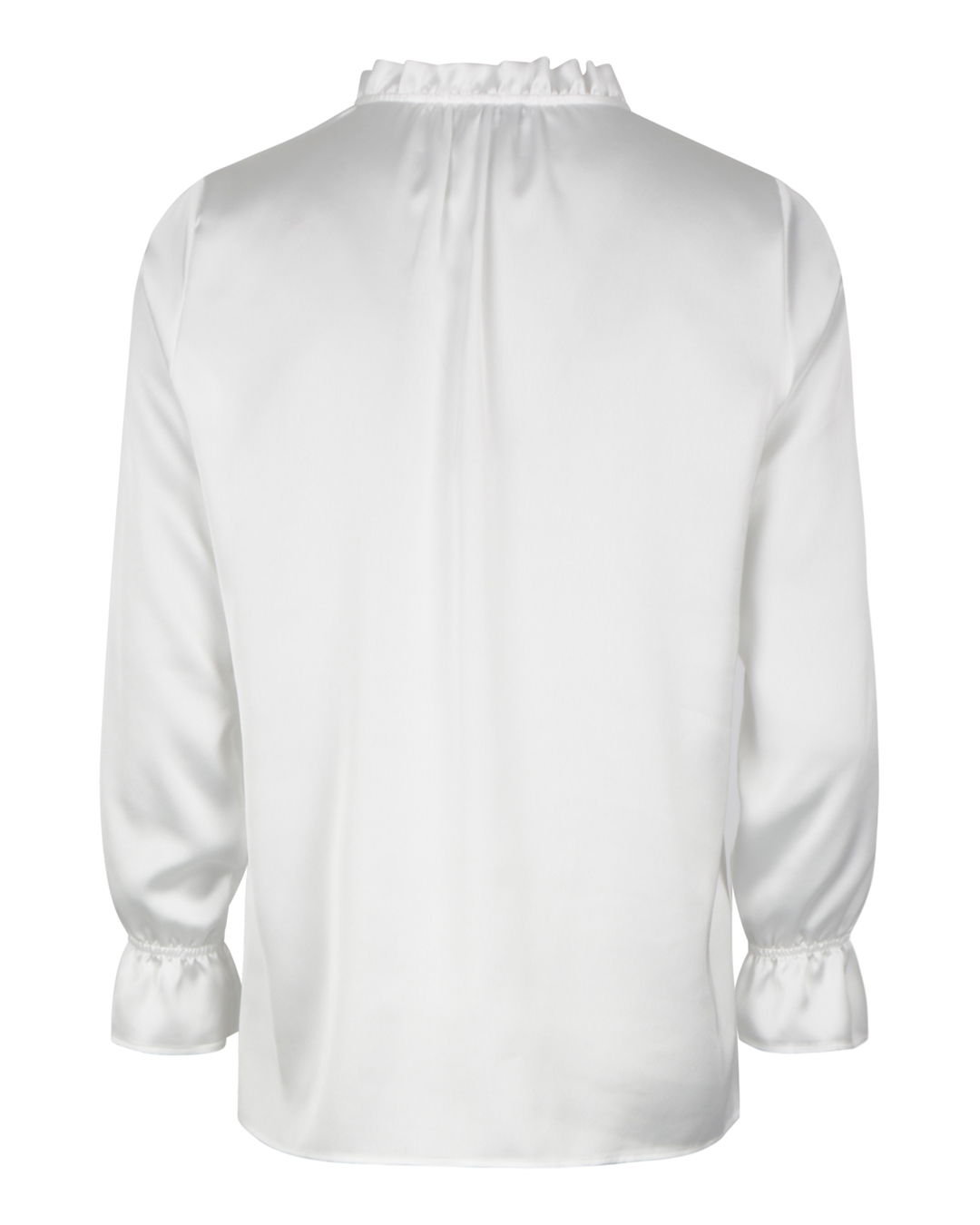 Blus Jarina volangkrage & knut offwhite - 2