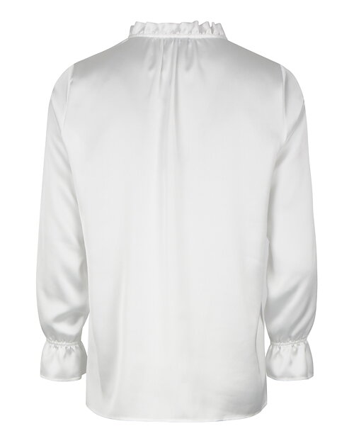 Blus Jarina volangkrage & knut offwhite - 2