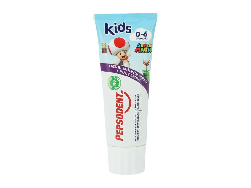 Pepsodent Toothpaste 75ml For Kids Fruity Super Mario