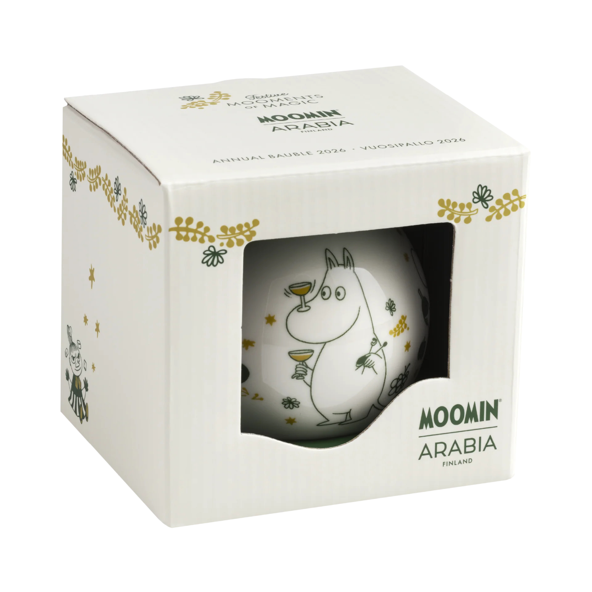 Arabia Moomin Year Ball 80 mm - Gift of Love 2026 - 3