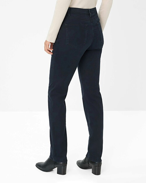 Jeans Mary kort marinblå lyocellbladning - 2