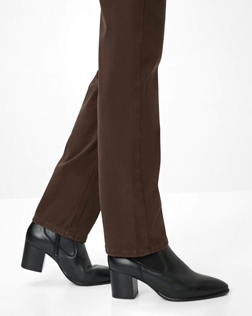Jeans Mary kort brun lyocellbladning - 4