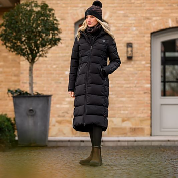 CAVALLO MAXI COAT CAVALDENI - BLACK