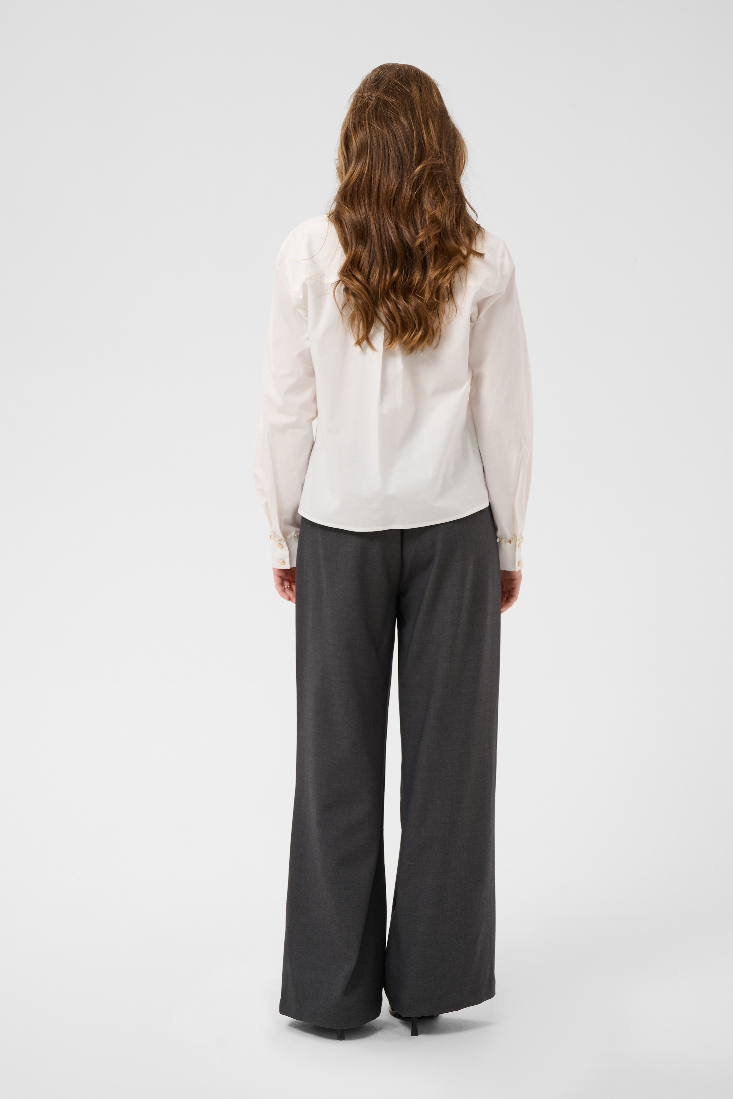 CRTrust Shirt Snow White Skjortblus med vackra knappar - 4