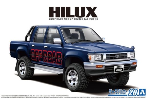 1/24 TOYOTA HILUX PICK UP DOUBLE CAB