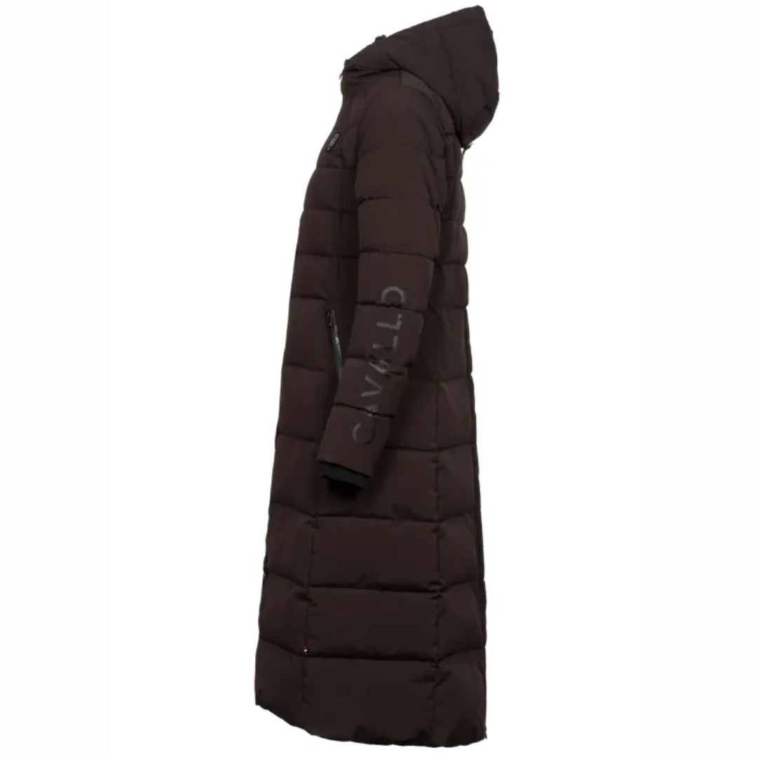 CAVALLO MAXI COAT CAVALDENI - CAFÉ NOIR (BRUN) - 5