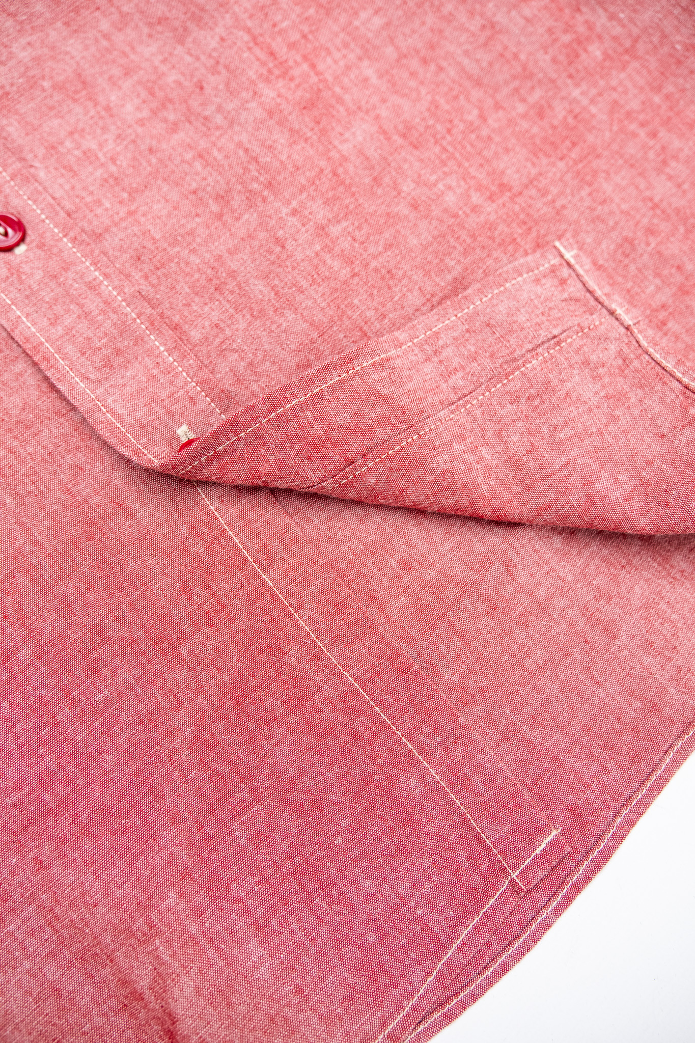 Sugar Cane - SC29682 Red Chambray Work Shirt - 5