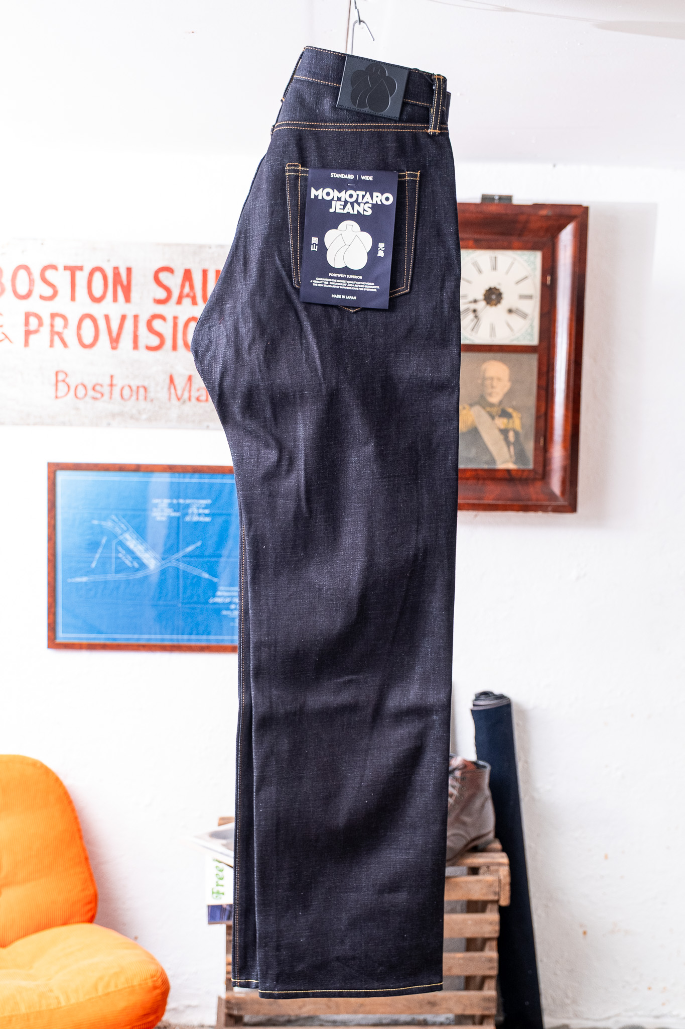 MOMOTARO JEANS - 400 Standard Wide 14.7oz Jeans Indigo