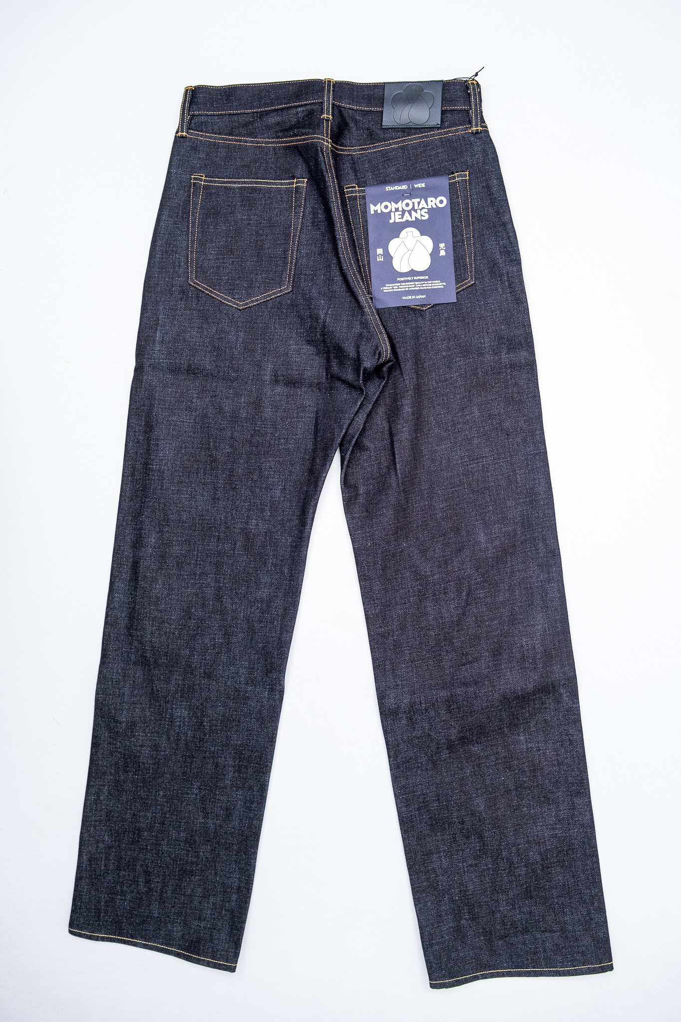 MOMOTARO JEANS - 400 Standard Wide 14.7oz Jeans Indigo - 3