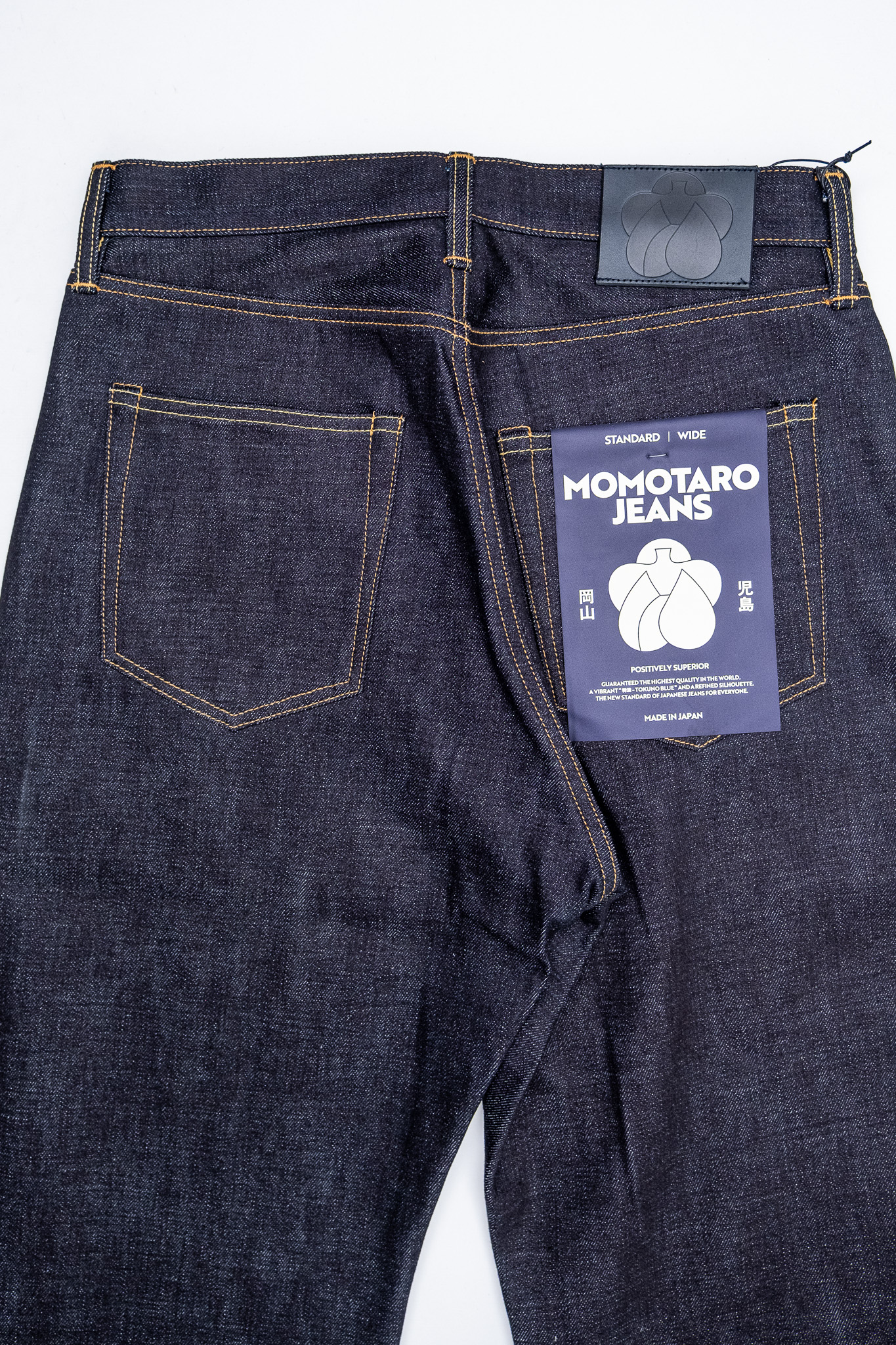 MOMOTARO JEANS - 400 Standard Wide 14.7oz Jeans Indigo - 9