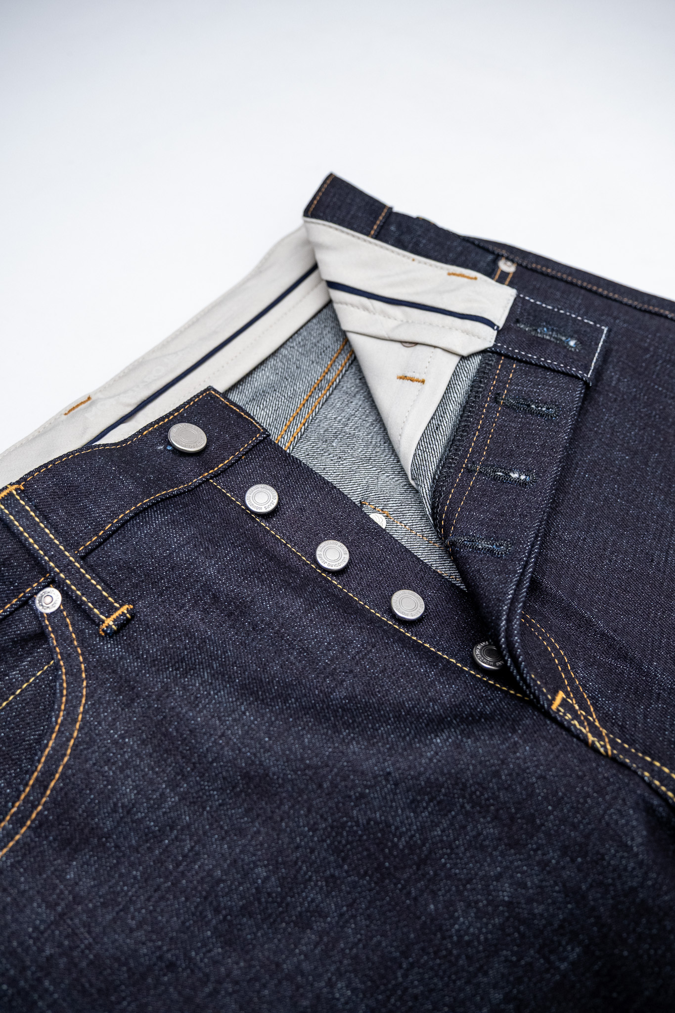 MOMOTARO JEANS - 400 Standard Wide 14.7oz Jeans Indigo - 5