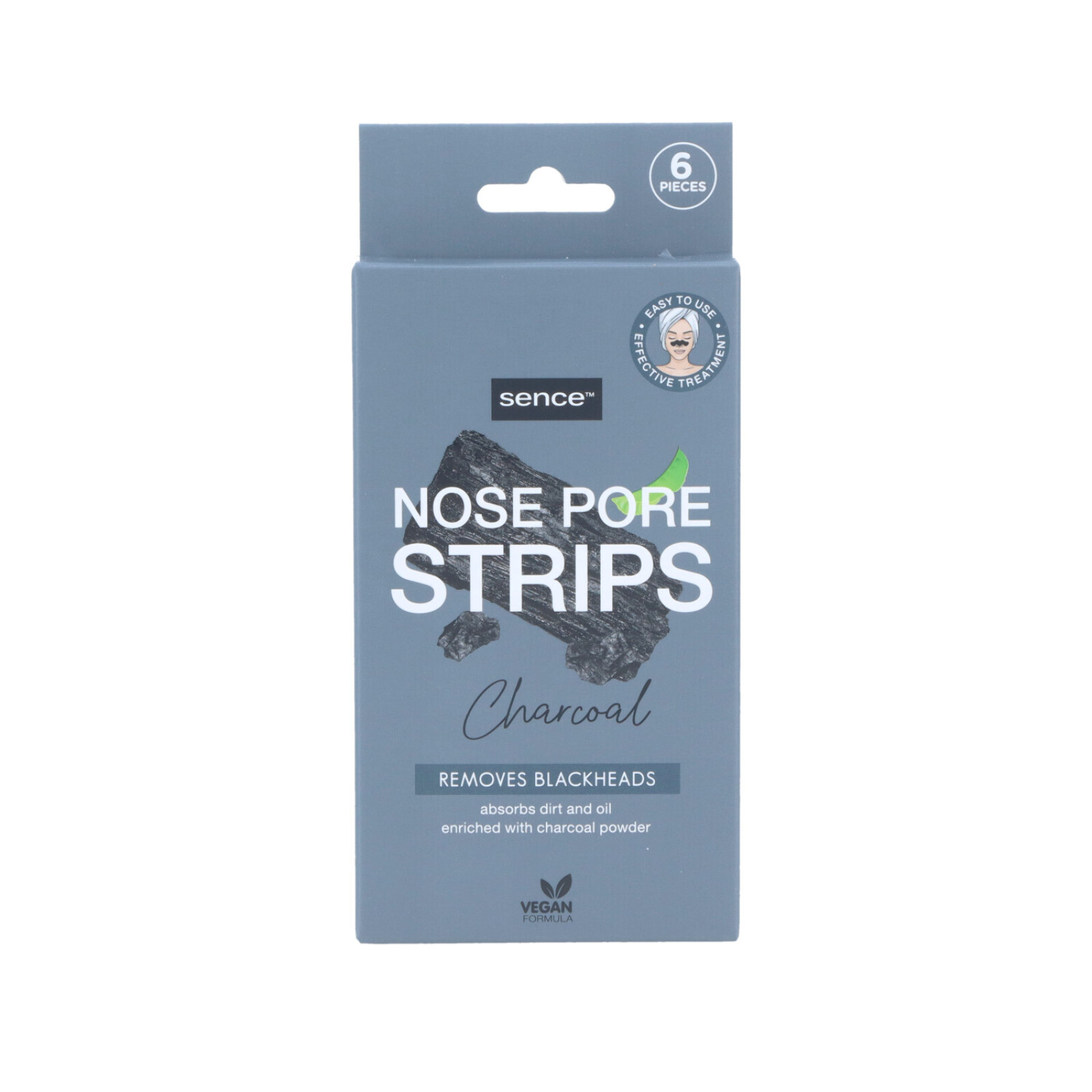 Nose Pore Strips 6pcs Charcoal