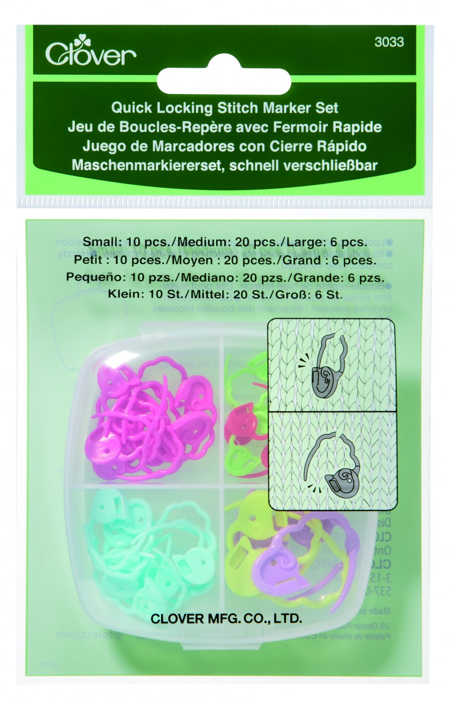 Maskmarkörer Clover Set - 3