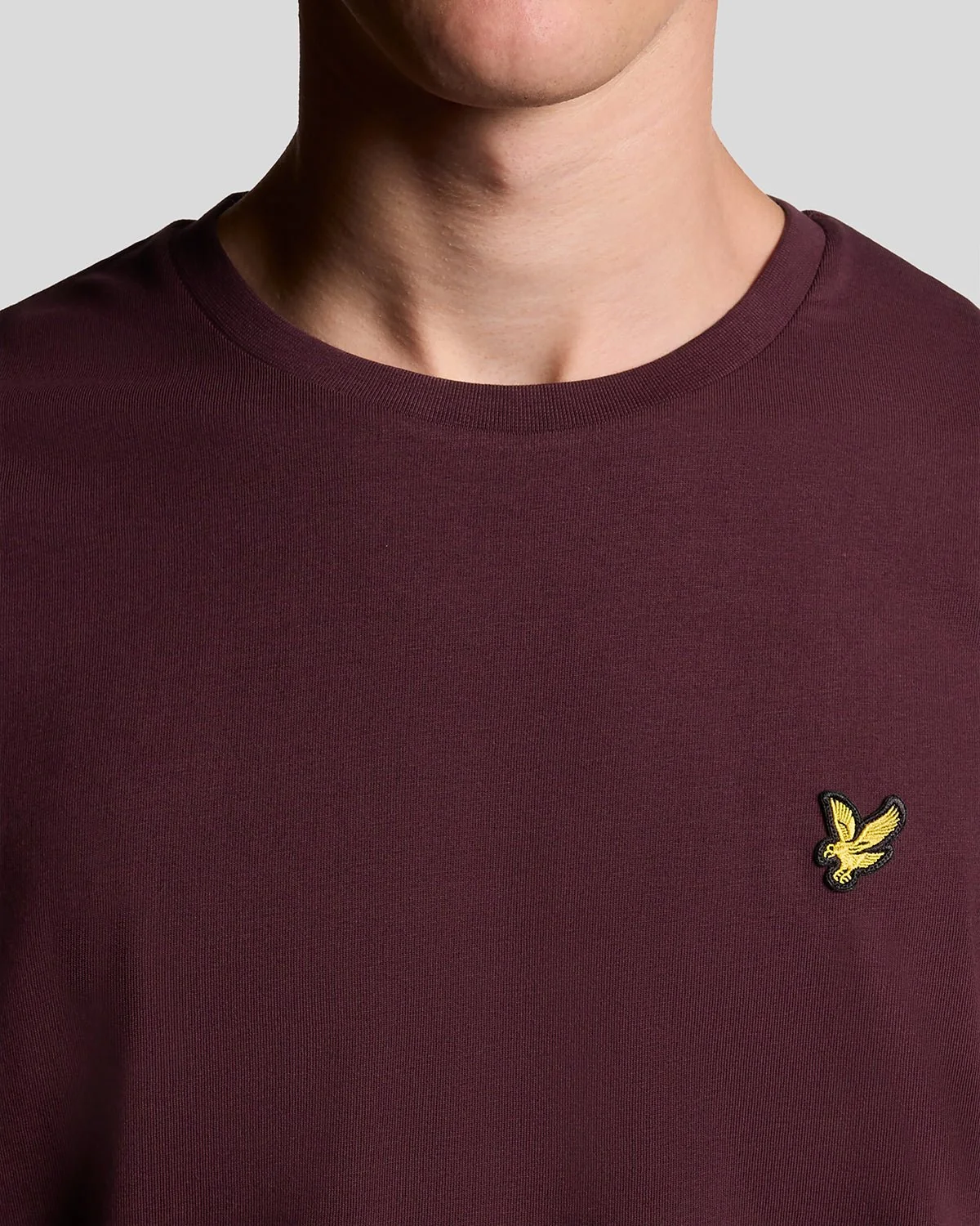 Lyle & Scott - Plain T-shirt - Burgundy - 2