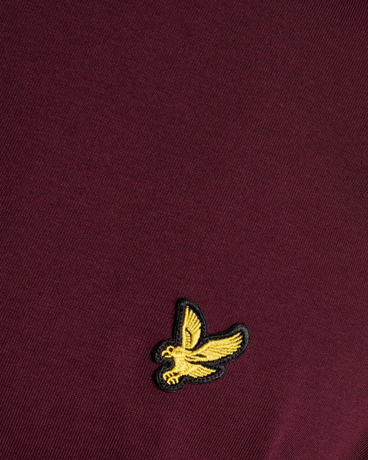 Lyle & Scott - Plain T-shirt - Burgundy - 3