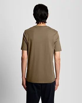 Lyle & Scott - Plain T-shirt - Khaki Ash