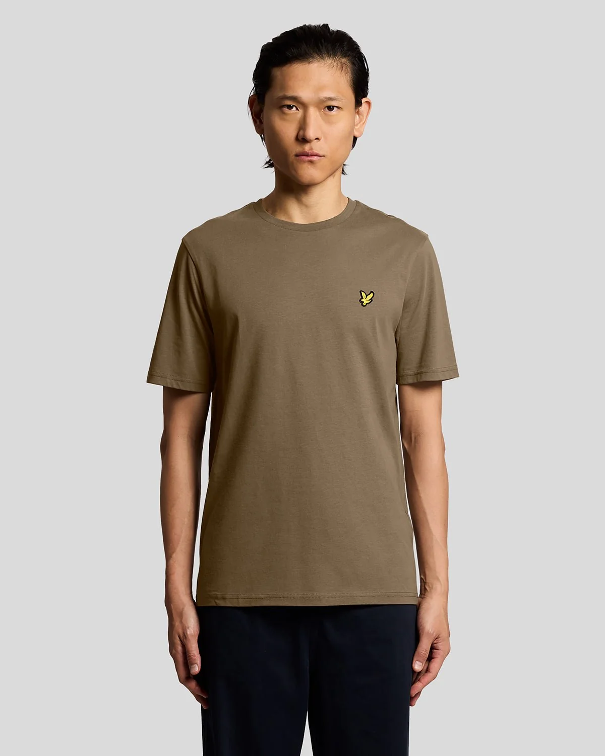 Lyle & Scott - Plain T-shirt - Khaki Ash