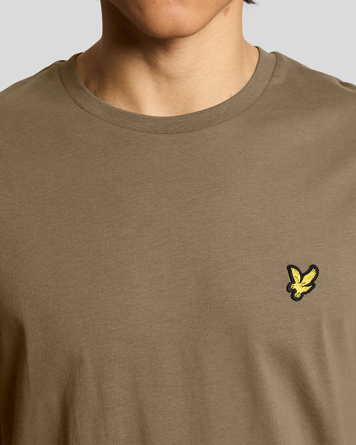 Lyle & Scott - Plain T-shirt - Khaki Ash - 3