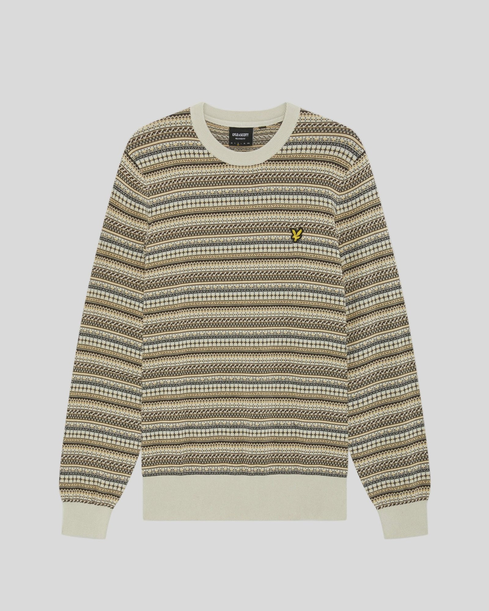 Lyle & Scott - Fairisle  Crew - Cove