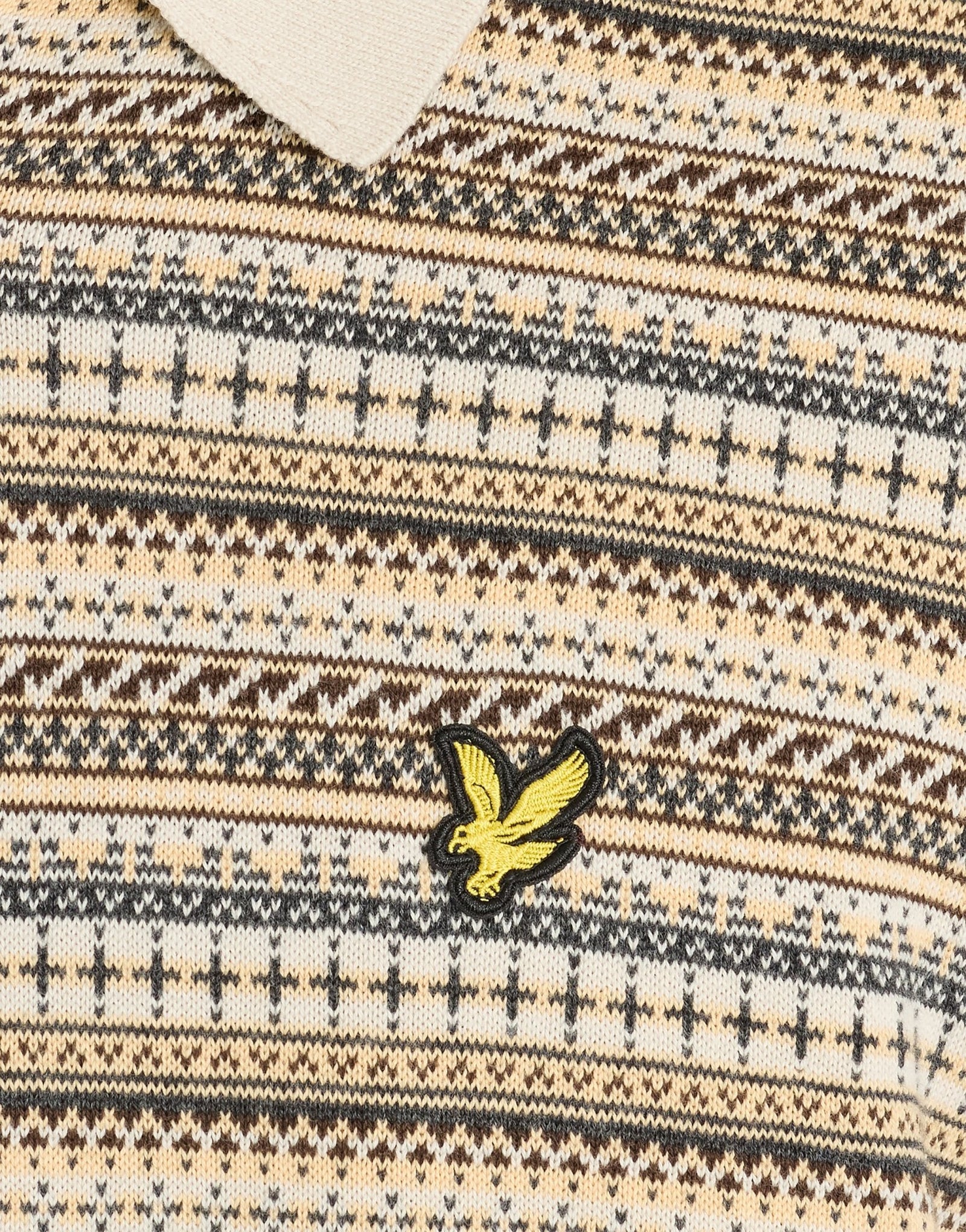 Lyle & Scott - Fairisle Polo - Cove - 4