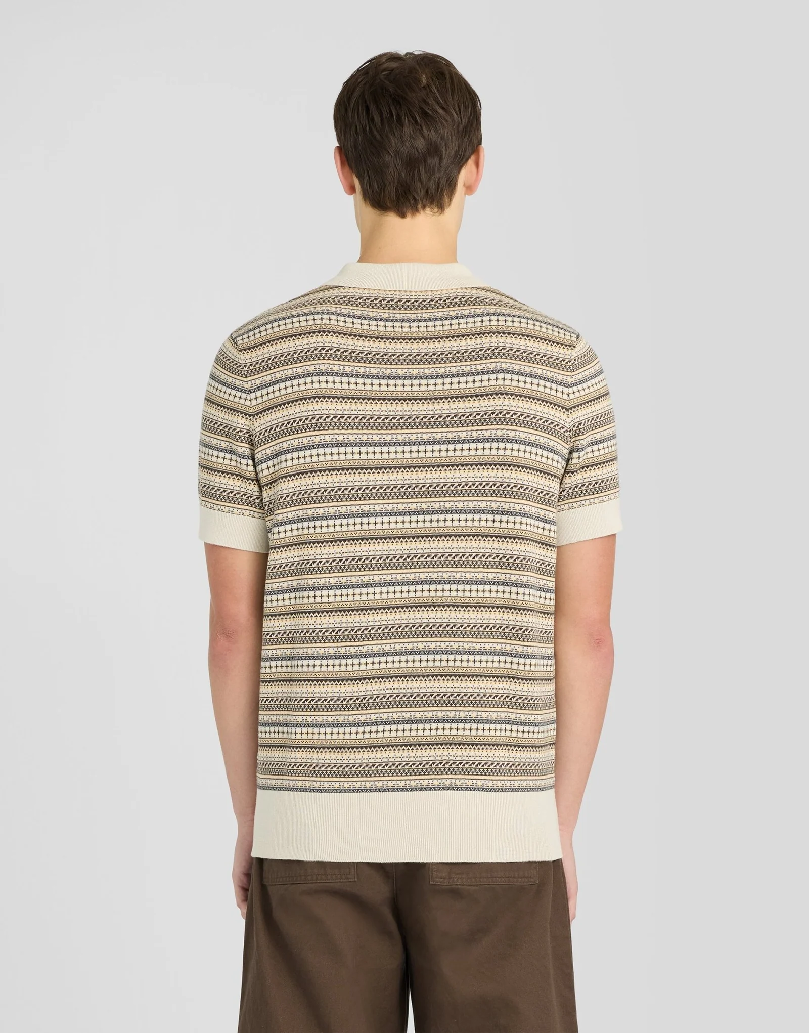 Lyle & Scott - Fairisle Polo - Cove - 2