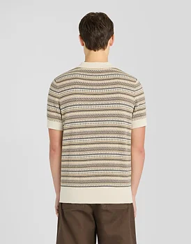 Lyle & Scott - Fairisle Polo - Cove