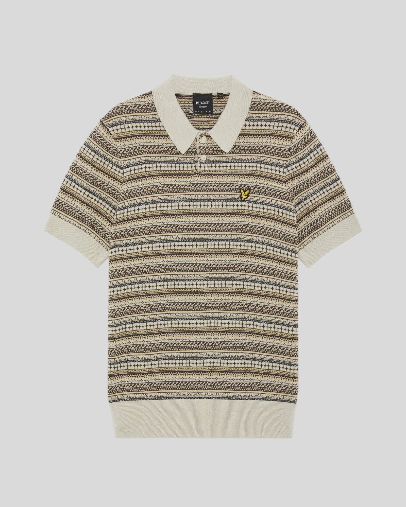 Lyle & Scott - Fairisle Polo - Cove - 5