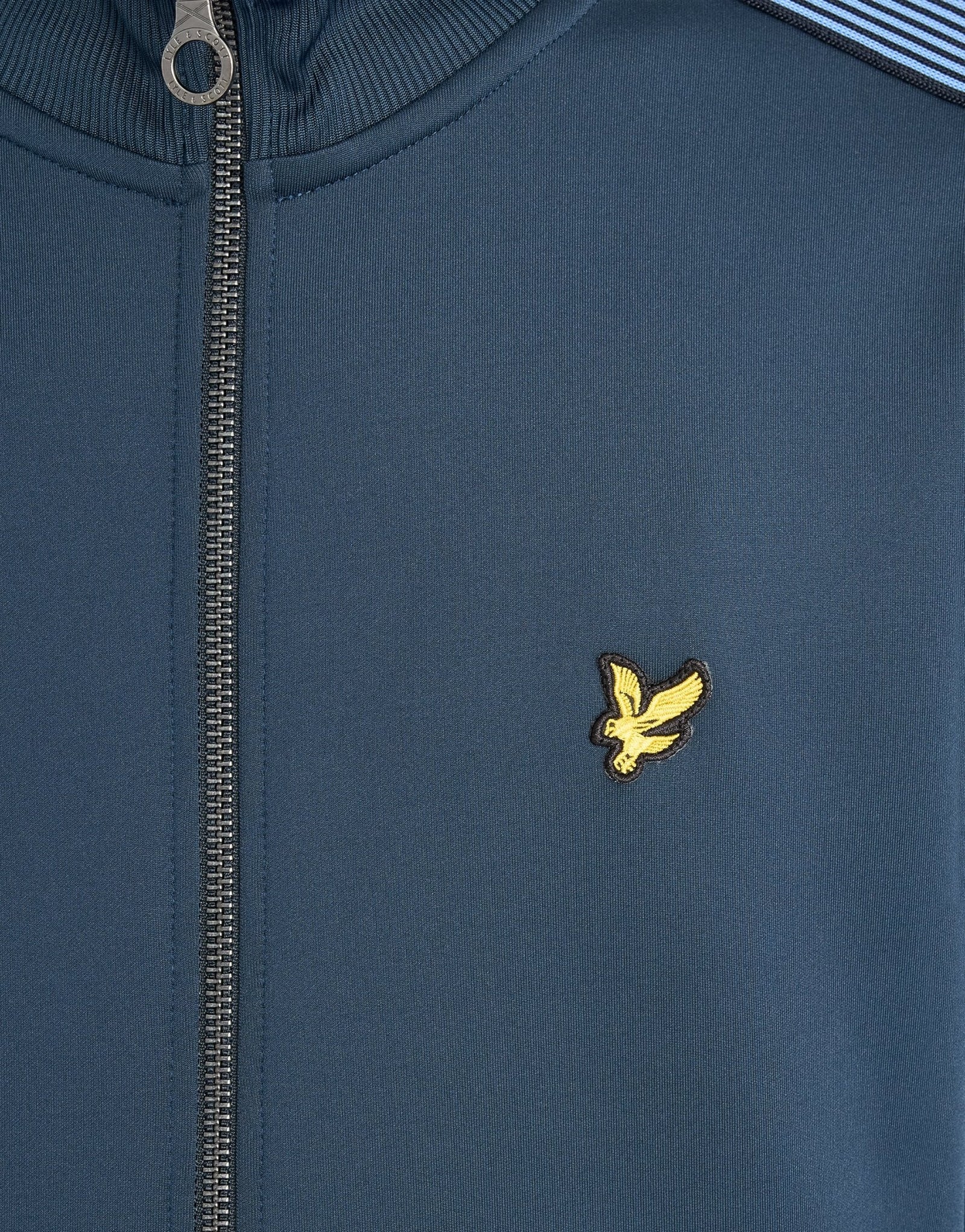 Lyle & Scott - Striped Taped Track Jacket - Dark Navy  - 4