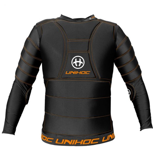 Unihoc Goalie T-shirt Flow Longsleeve black/orange