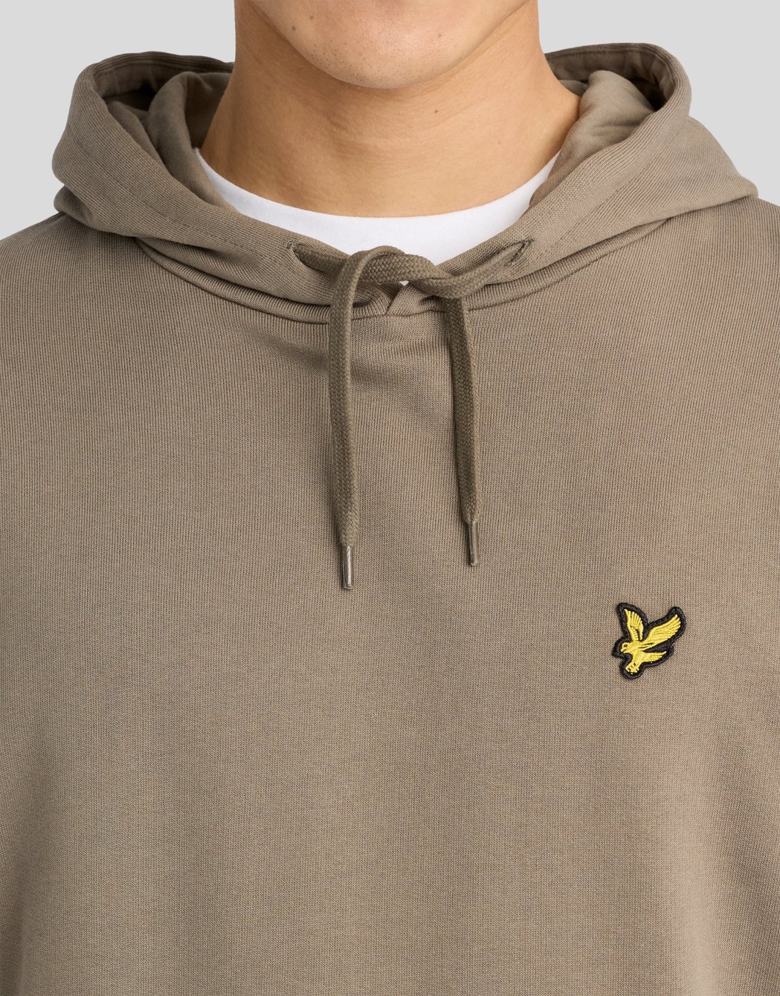 Lyle & Scott - Pullover Hoodie - Khaki Ash - 3
