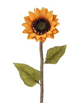 Solros Orange Konstgjord 70cm 