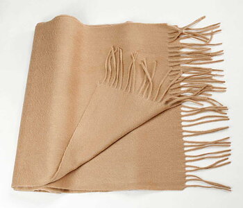 Camel  Cashmere Halsduk