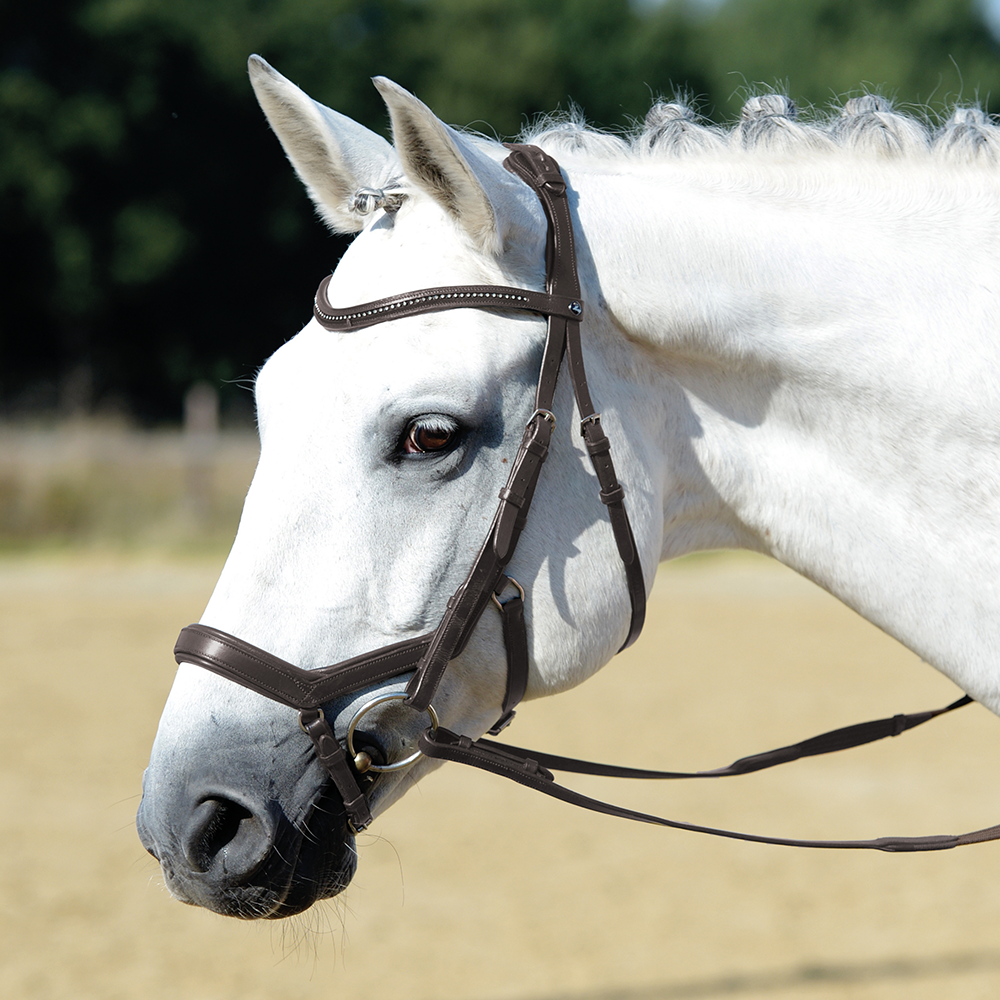 BR Feeling Anatomical Bridle (includes reins), pony - 2
