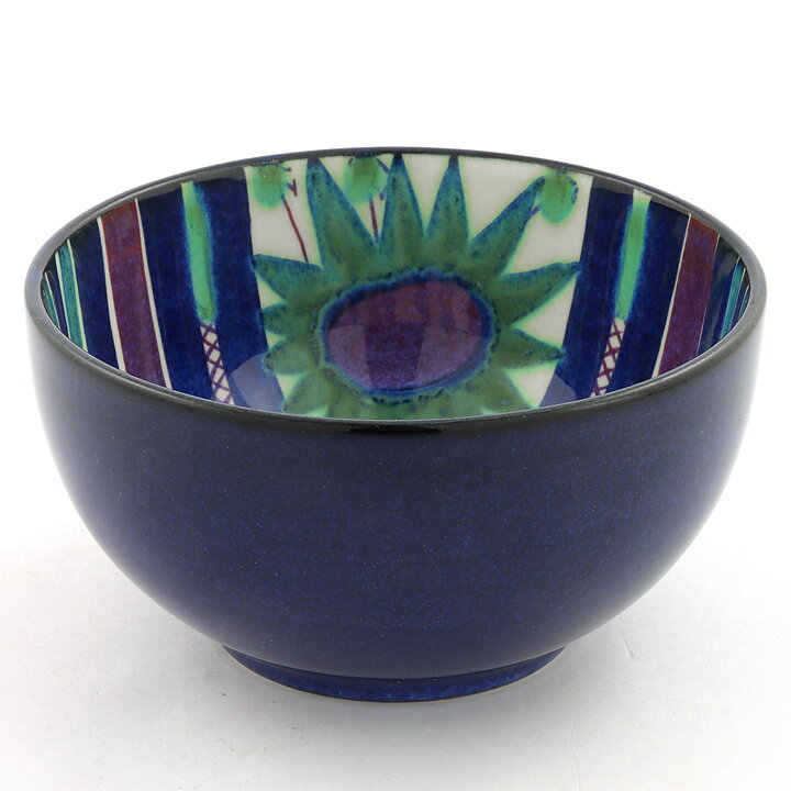 Marianne Johnson (Tenera 1958) Rounded Bowl with Colorful Flower Decor 11 cm