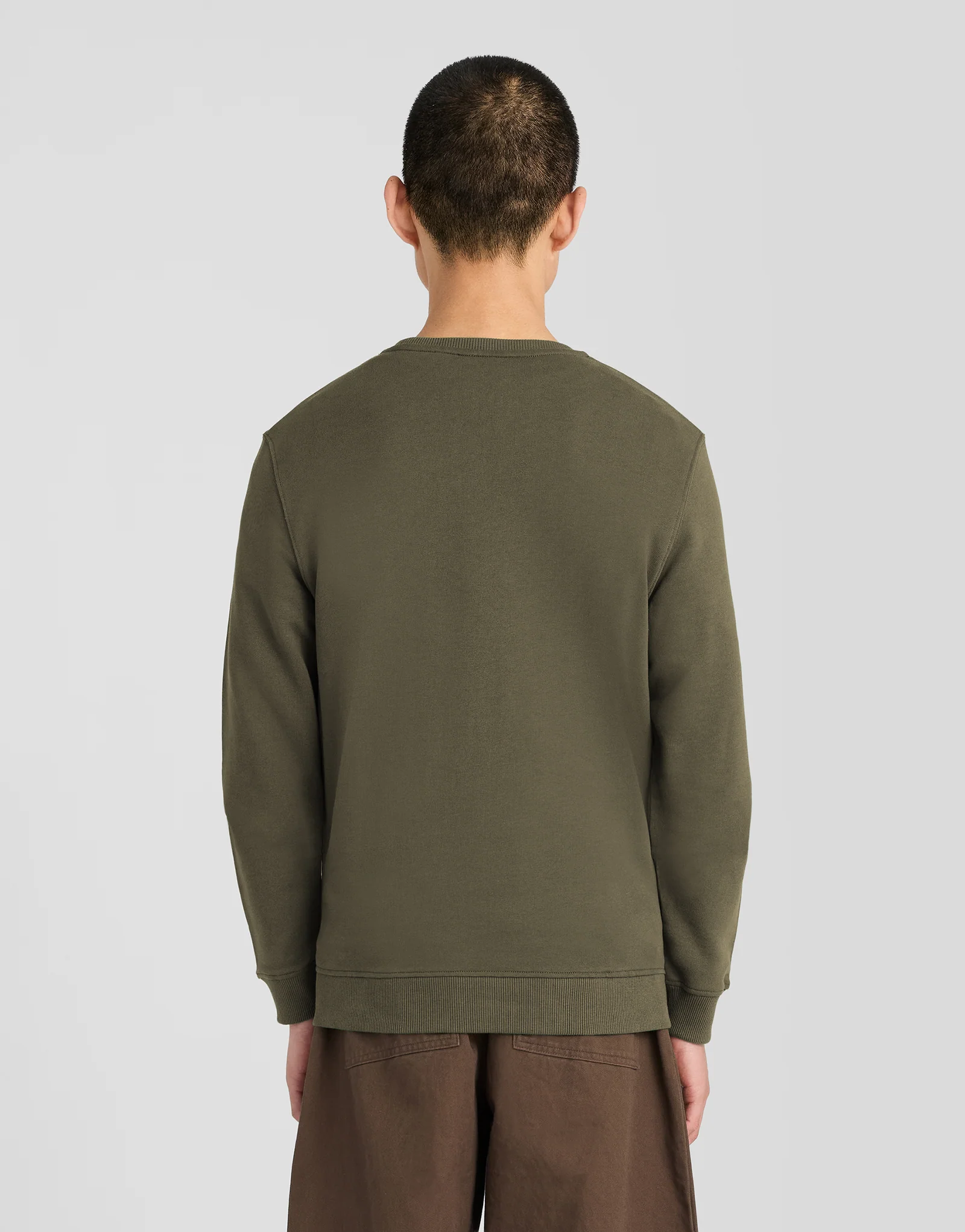 Lyle & Scott - Crew Neck Sweatshirt - Khaki Ash - 2