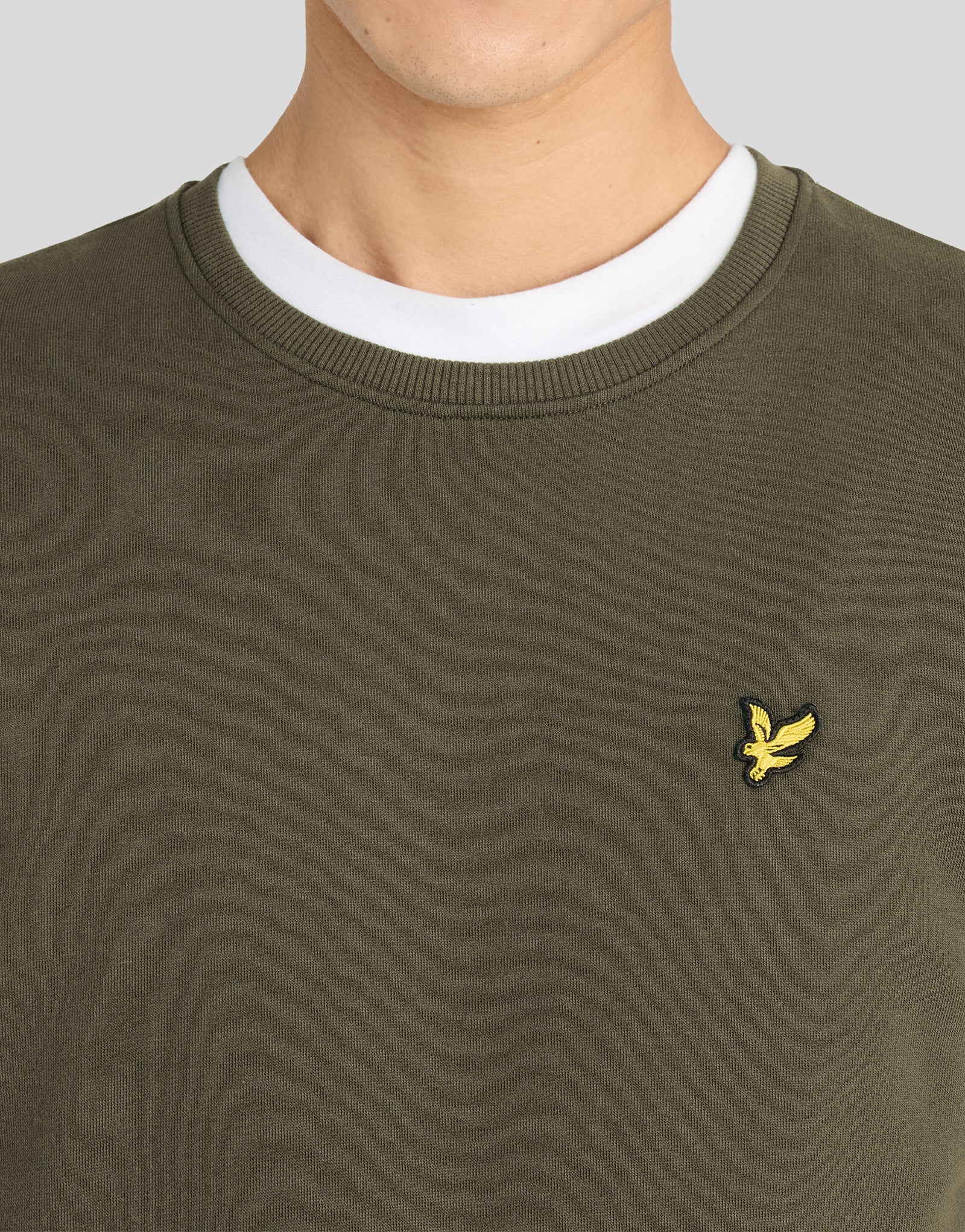 Lyle & Scott - Crew Neck Sweatshirt - Khaki Ash - 3