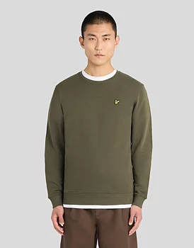 Lyle & Scott - Crew Neck Sweatshirt - Khaki Ash