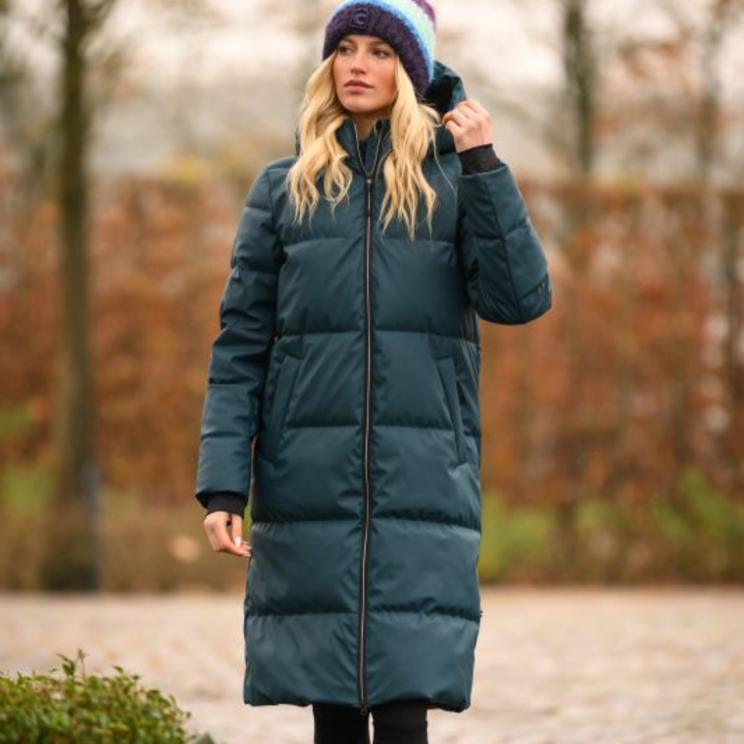 CAVALLO MAXI COAT CAVALDALY - DARK PEACOCK (TURQUOISE)