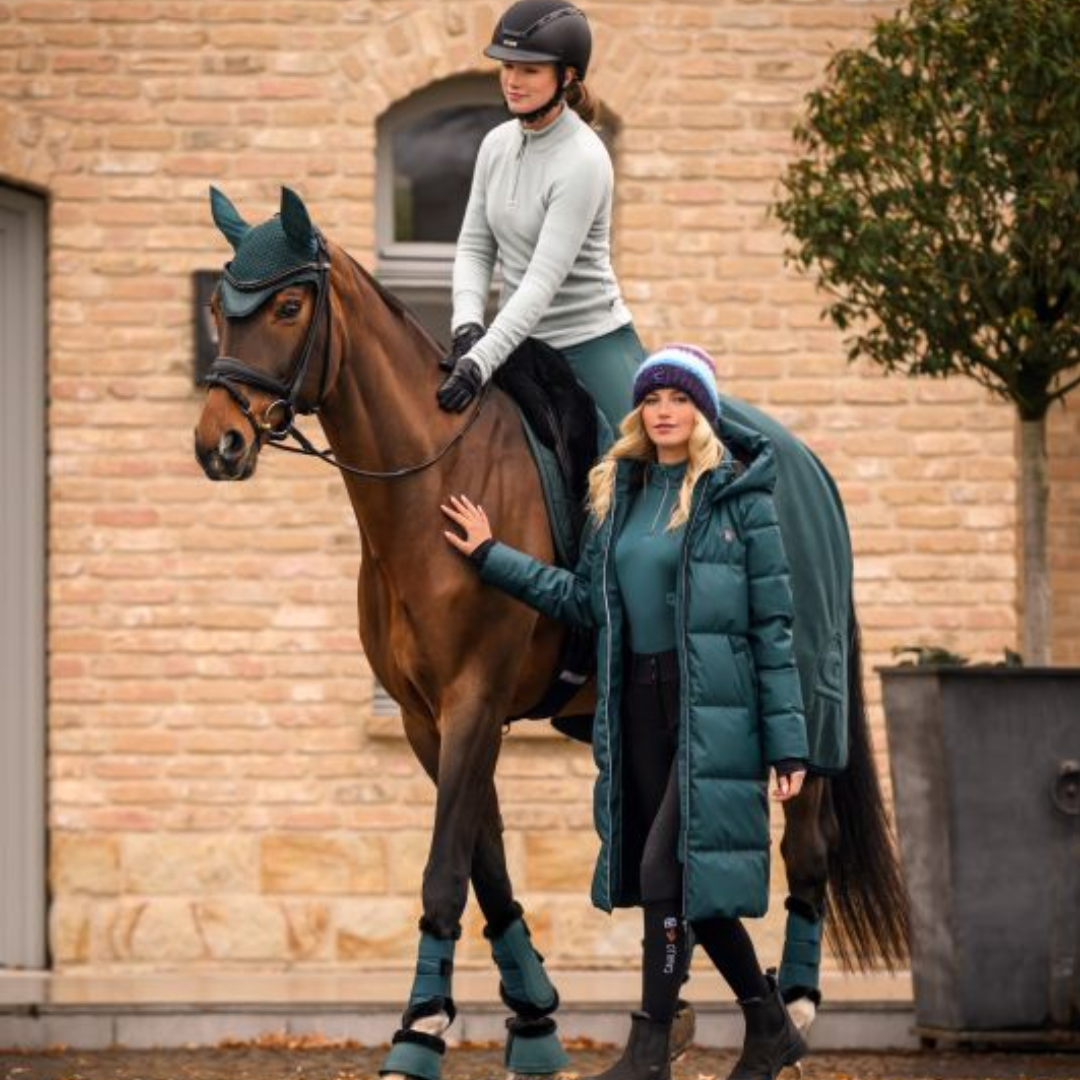 CAVALLO MAXI COAT CAVALDALY - DARK PEACOCK (TURQUOISE) - 3