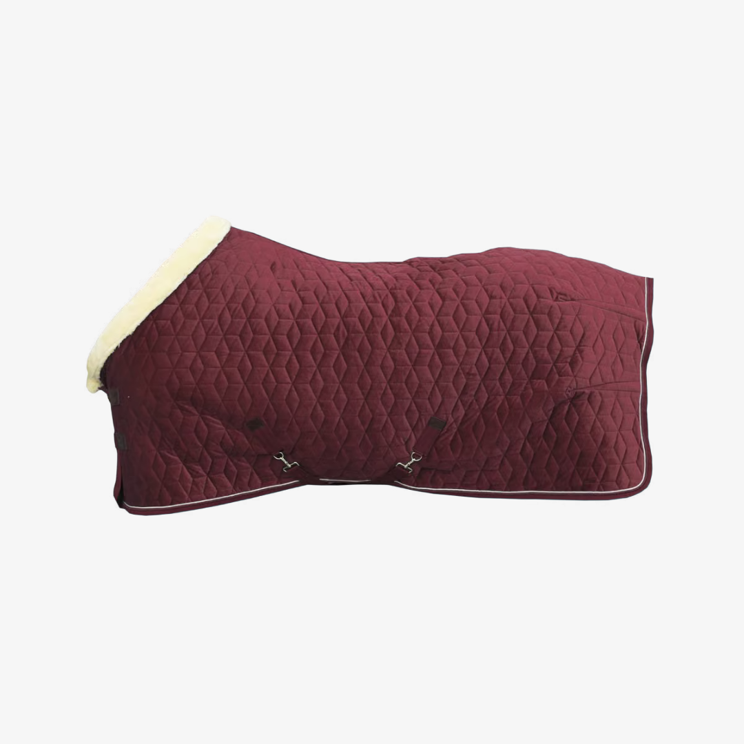 KENTUCKY SHOW RUG VELVET - BORDEAUX - 2