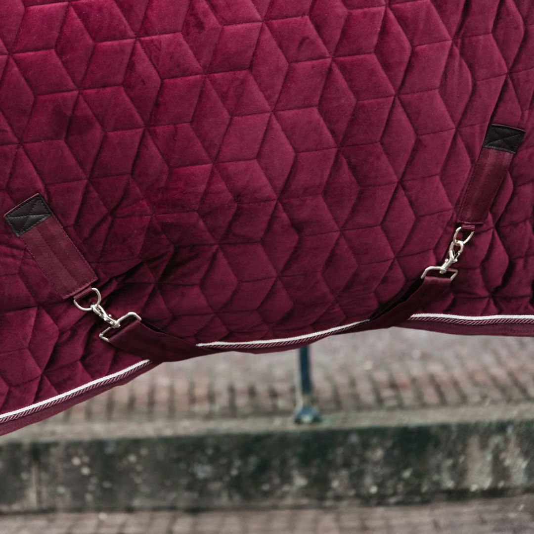 KENTUCKY SHOW RUG VELVET - BORDEAUX - 4