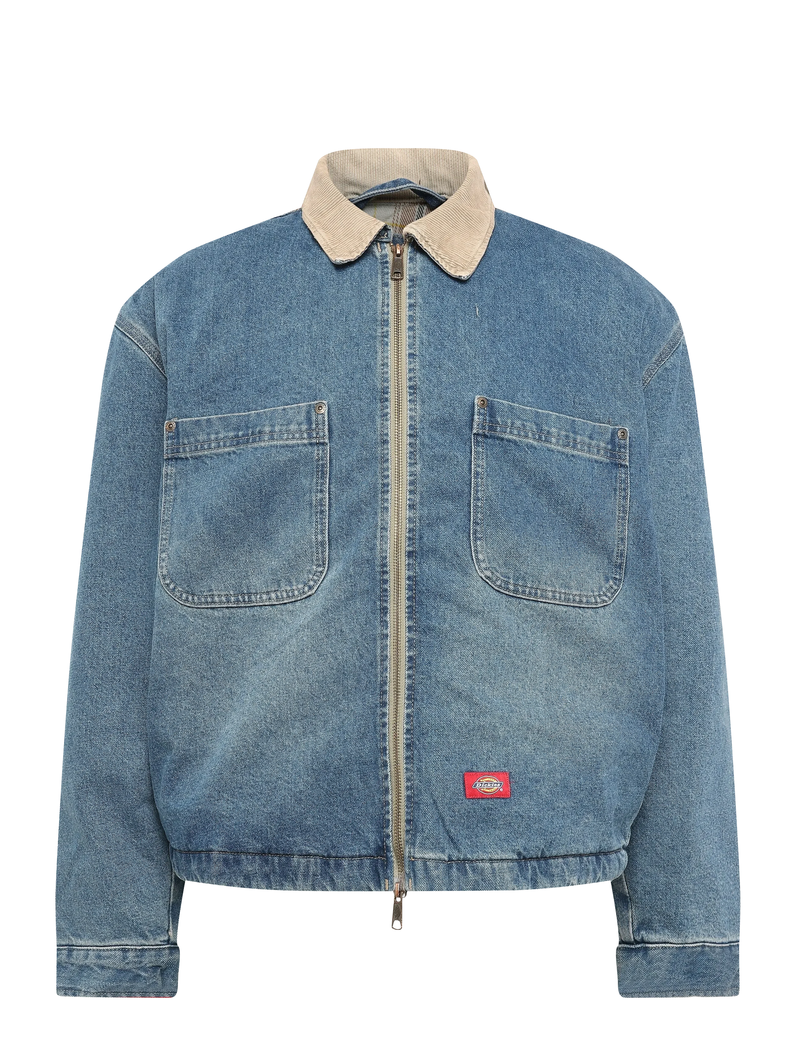 Dickies Taylor Denim Jacket Mid Blue