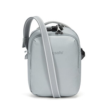 Stöldsäker axelremsväska - PACSAFE V Companion Crossbody Bag Digital Grey