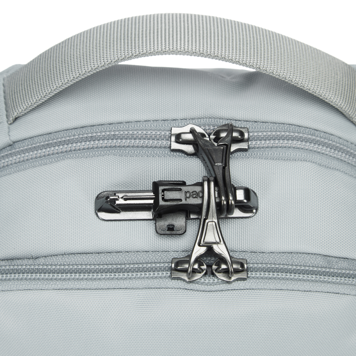 Stöldsäker axelremsväska - PACSAFE V Companion Crossbody Bag Digital Grey - 6