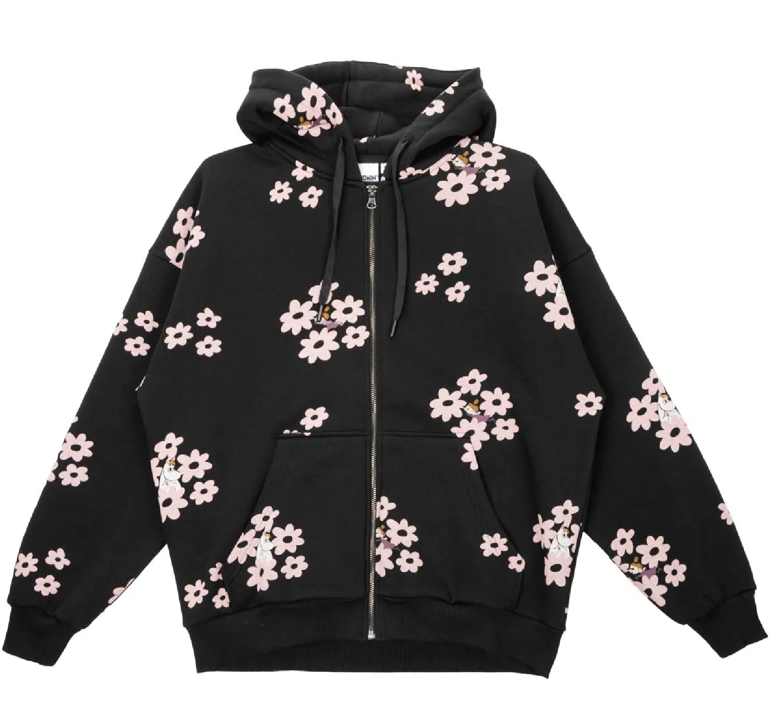 Moomin Women's Hoodie - Longing Black
