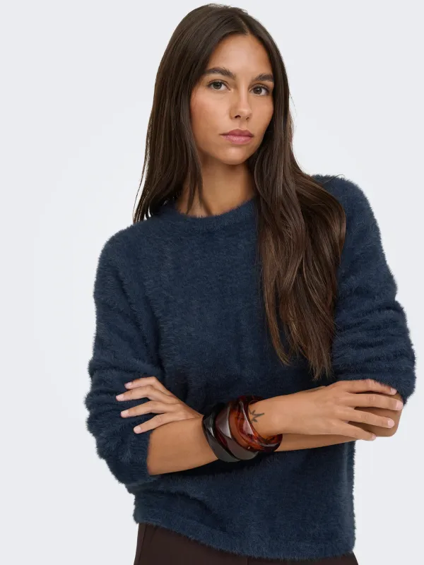 Jacqueline de Yong - Prime Tröja Blå - 2