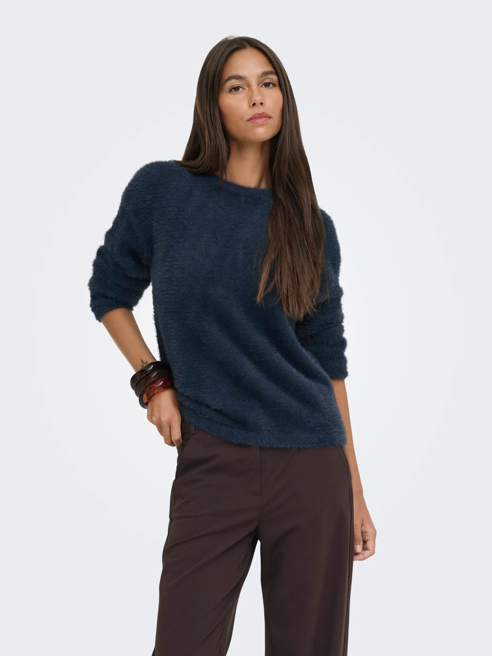 Jacqueline de Yong - Prime Tröja Blå - 6