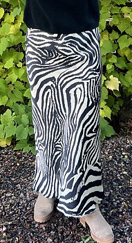 Cosy House Kjol Glansig Zebra