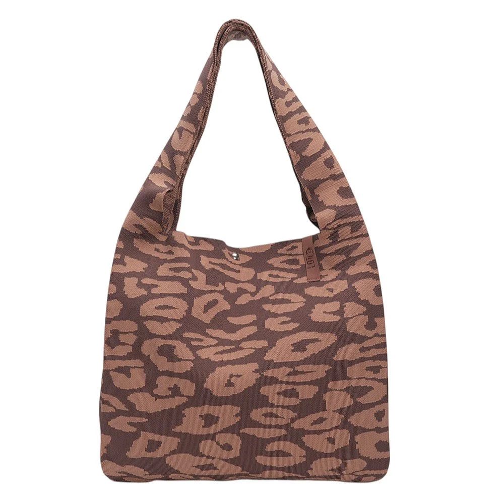 Shopper brown leo