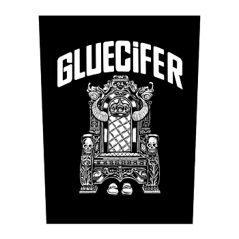 GLUECIFER - BACK PATCH, ROCK THRONE